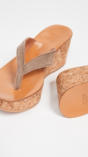 K. Jacques Diorite Thong Wedges