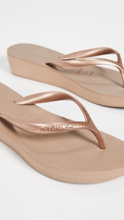 Havaianas High Light Wedge Flip Flops