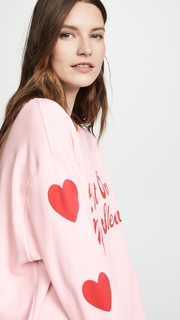 Wildfox Heart On My Sleeve Sweatshirt