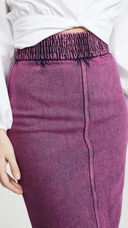 No. 21 Denim Midi Skirt