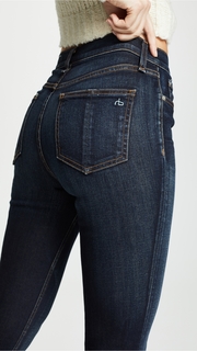 Rag & Bone/JEAN High Rise Ankle Skinny Jeans