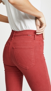 MOTHER The Insider Crop Step Fray Jeans