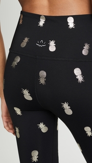 Beyond Yoga Pineapple High Waisted Midi Leggings