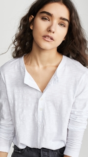 Wilt Shifted Henley Long Sleeve Tee