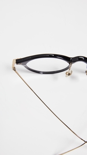 Linda Farrow Luxe Linear Optical Round Glasses