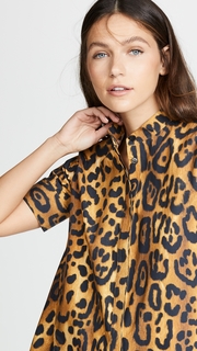 Adam Lippes Printed Trapeze Shirt