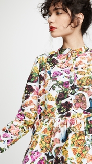 Adam Lippes Tiered Ruffle Mini Dress