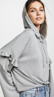 BB Dakota Shes a Mystery Ruffle Hoodie