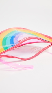 SunnyLife Rainbow See Thru Clutch