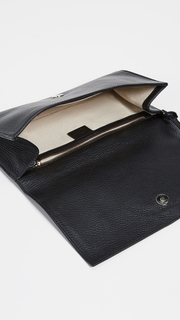 What Goes Around Comes Around Gucci Leather Soho Clutch