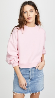 AGOLDE Balloon Sleeve Cropped Sweatshirt