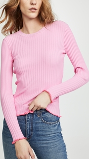 Milly Contrast Edge Pullover