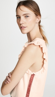 David Lerner Ruffle Sleeveless Pullover