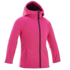 Детская Флисовая Куртка Для Походов Розовая Quechua