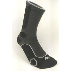 Высокие Взрослые Носки Для Пеших Прогулок Forclaz 500 1 Пара - Кометно-серые Quechua