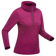 Женская Футболка Для Зимних Походов С Длинными Рукавами Sh100 Warm Quechua