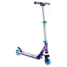Самокат Детский Mid5 С Тормозом На Руле И Подвеской Фиолетовый Oxelo