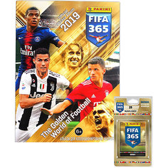 Альбом Panini "FIFA 365-2019™" и блистер, 5 пакетиков с наклейками