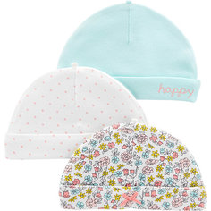 Шапочка 3 шт. Carters для девочки Carters