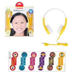 Наушники BuddyPhones Standart Yellow, желтые