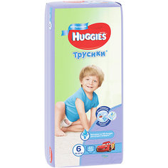 Трусики-подгузники Huggies 6 для мальчиков, 16-22кг, 44 шт.