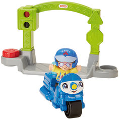 Транспортное средство Fisher-Price Little People Stop&Go Police Motorcycle Mattel