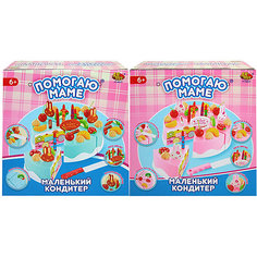 Игровой набор ABtoys "Помогаю Маме" Торт с аксессуарами, 37 предметов
