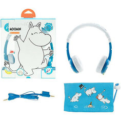 Наушники BuddyPhones Foldable Moomin, синий