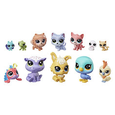 Игровой набор Littlest Pet Shop "12 счастливых петов" Капкейк Hasbro