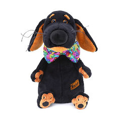 Мягкая игрушка Budi Basa Собака Ваксон в галстуке-бабочке в пайетках, 29 см