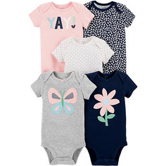 Боди 5 шт. Carters для девочки Carters