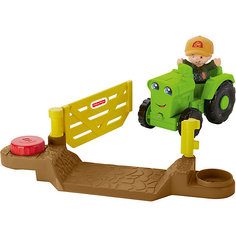 Транспортное средство Fisher-Price Little People Helpful Harvester Tractor Mattel