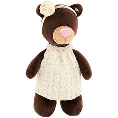 Мягкая игрушка Orange Choco & Milk Мишка Milk в кружевном платье, 25 см
