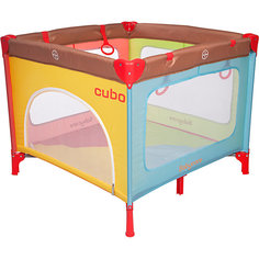 Манеж Baby Care Cubo, разноцветный