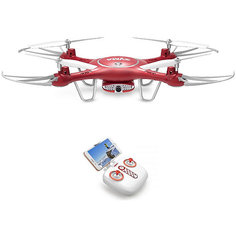Квадрокоптер с WiFi камерой Syma X5UW-D, красный Zhorya