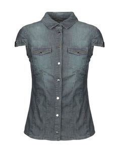 Джинсовая рубашка Elisabetta Franchi Jeans