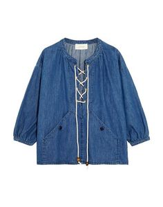 Джинсовая рубашка THE Great.