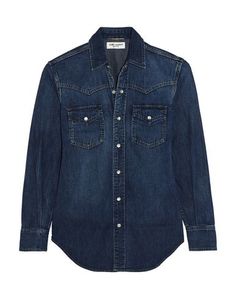 Джинсовая рубашка Saint Laurent