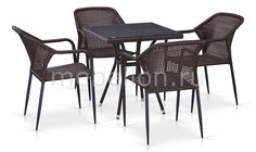 Набор уличный T282BNT/Y35-W2390 Brown 4Pcs Afina
