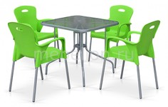 Набор уличный TL80x80/XRF065BG Green (4+1) Afina