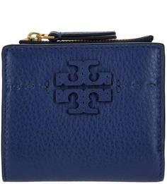 Кошелек из натуральной кожи на кнопке Tory Burch