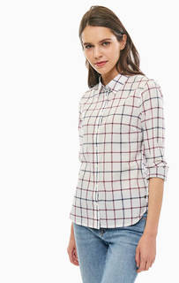 Приталенная рубашка в клетку Mustang