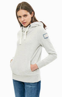 Серая толстовка с капюшоном Mustang