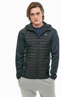 Легкая черная куртка с капюшоном Jack & Jones