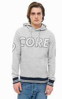 Хлопковая толстовка с капюшоном и карманом-кенгуру Jack & Jones