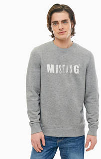 Хлопковый свитшот с принтом Mustang