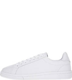 Белые кожаные кеды Fred Perry