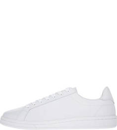 Белые кожаные кеды Fred Perry