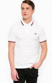 Футболка поло белого цвета Fred Perry