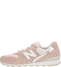 Розовые замшевые кроссовки 996 New Balance